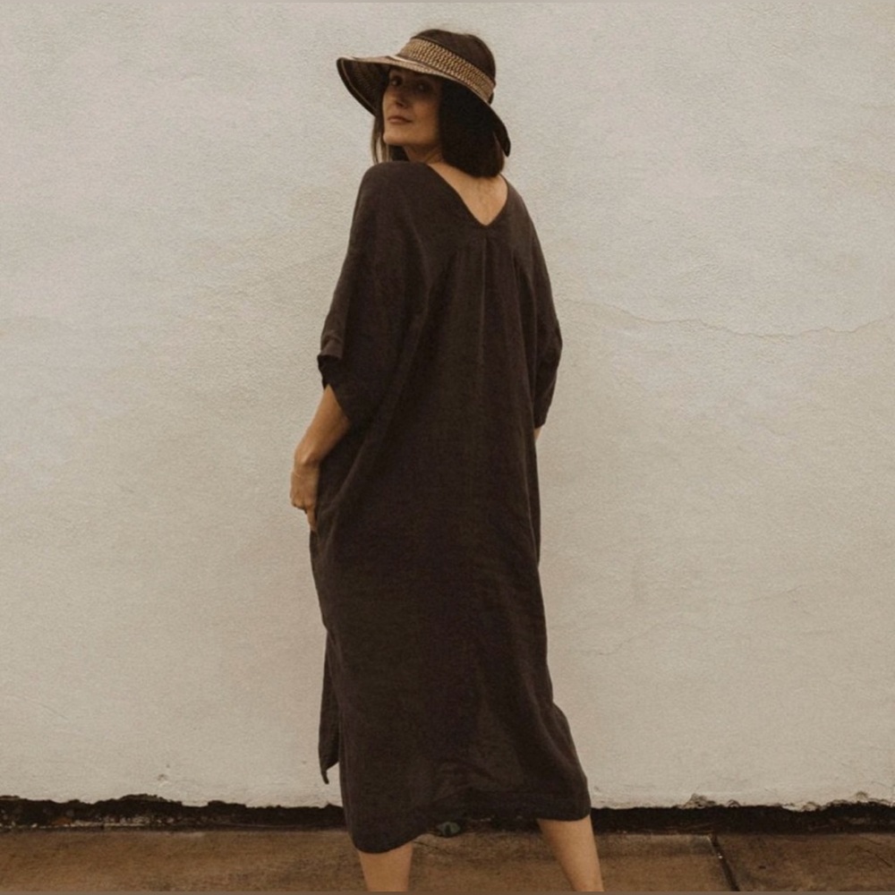 esby San Jose Caftan - Washed Black - XS